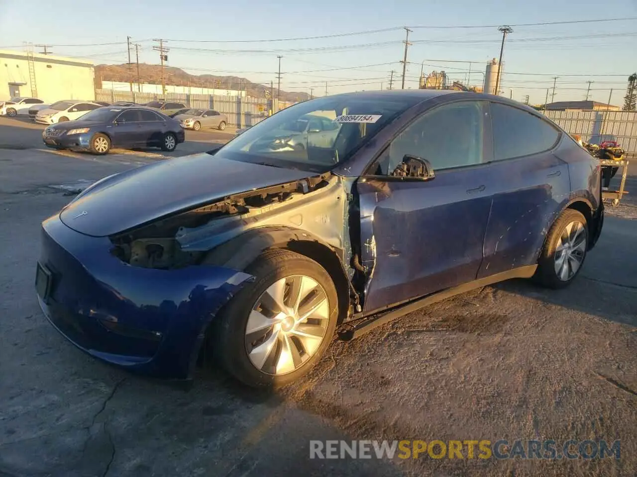 1 Фотография поврежденного автомобиля 5YJYGDEE8MF148849 TESLA MODEL Y 2021