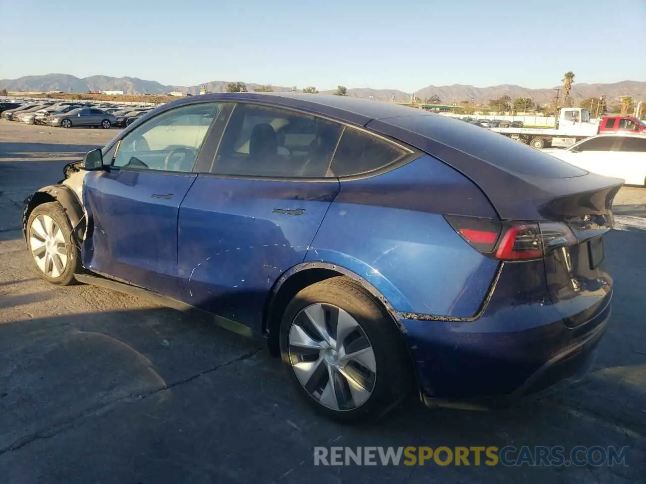2 Фотография поврежденного автомобиля 5YJYGDEE8MF148849 TESLA MODEL Y 2021