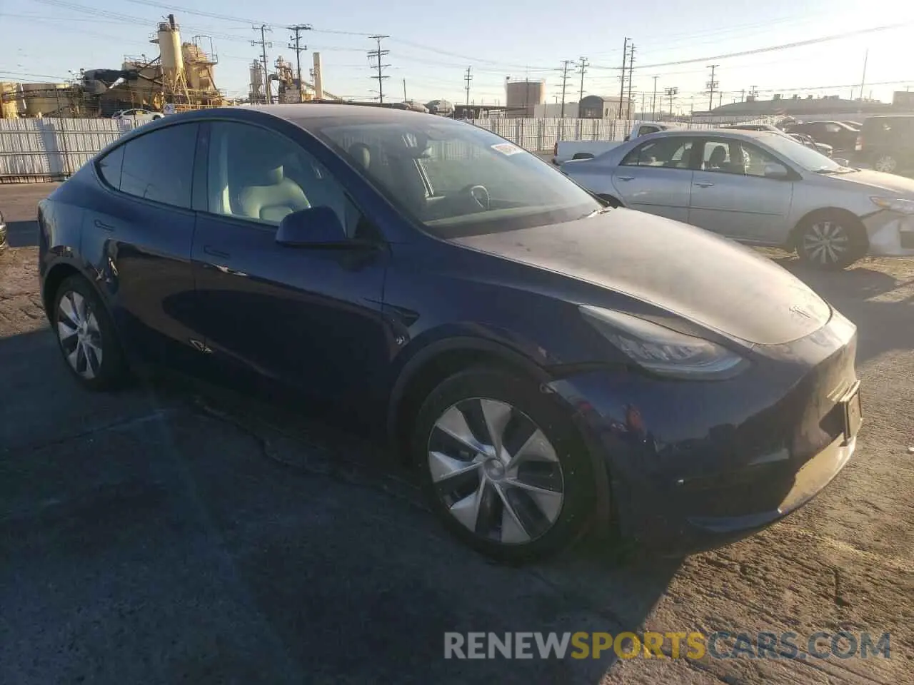 4 Фотография поврежденного автомобиля 5YJYGDEE8MF148849 TESLA MODEL Y 2021