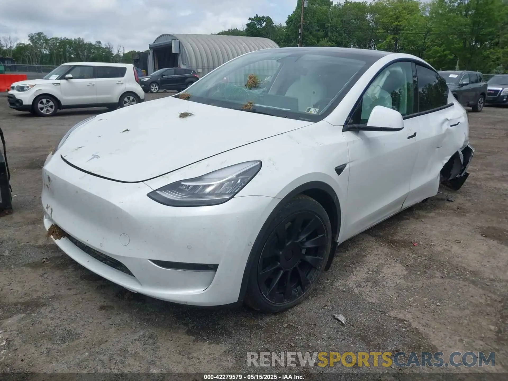2 Фотография поврежденного автомобиля 5YJYGDEE8MF151699 TESLA MODEL Y 2021
