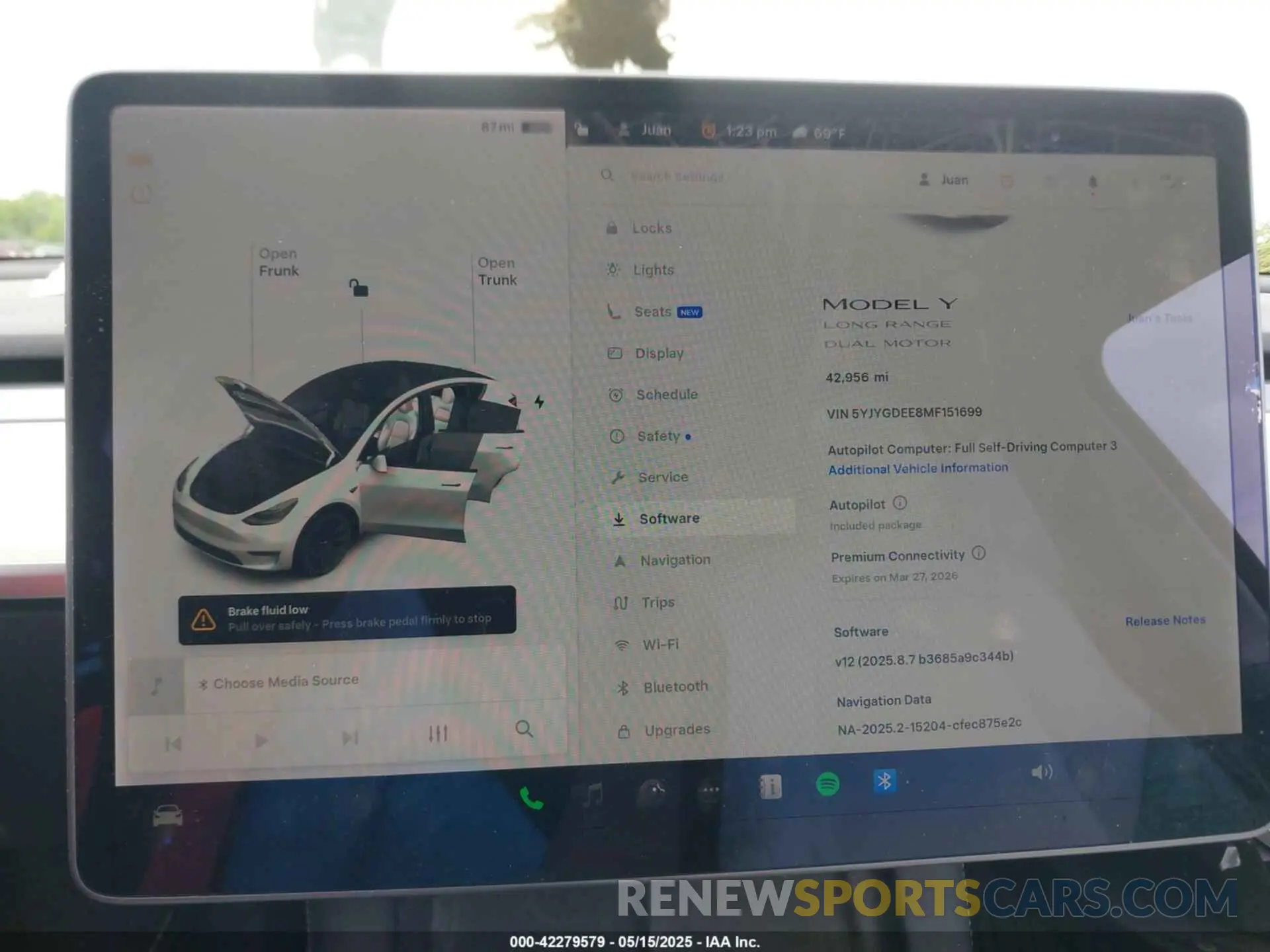 7 Фотография поврежденного автомобиля 5YJYGDEE8MF151699 TESLA MODEL Y 2021
