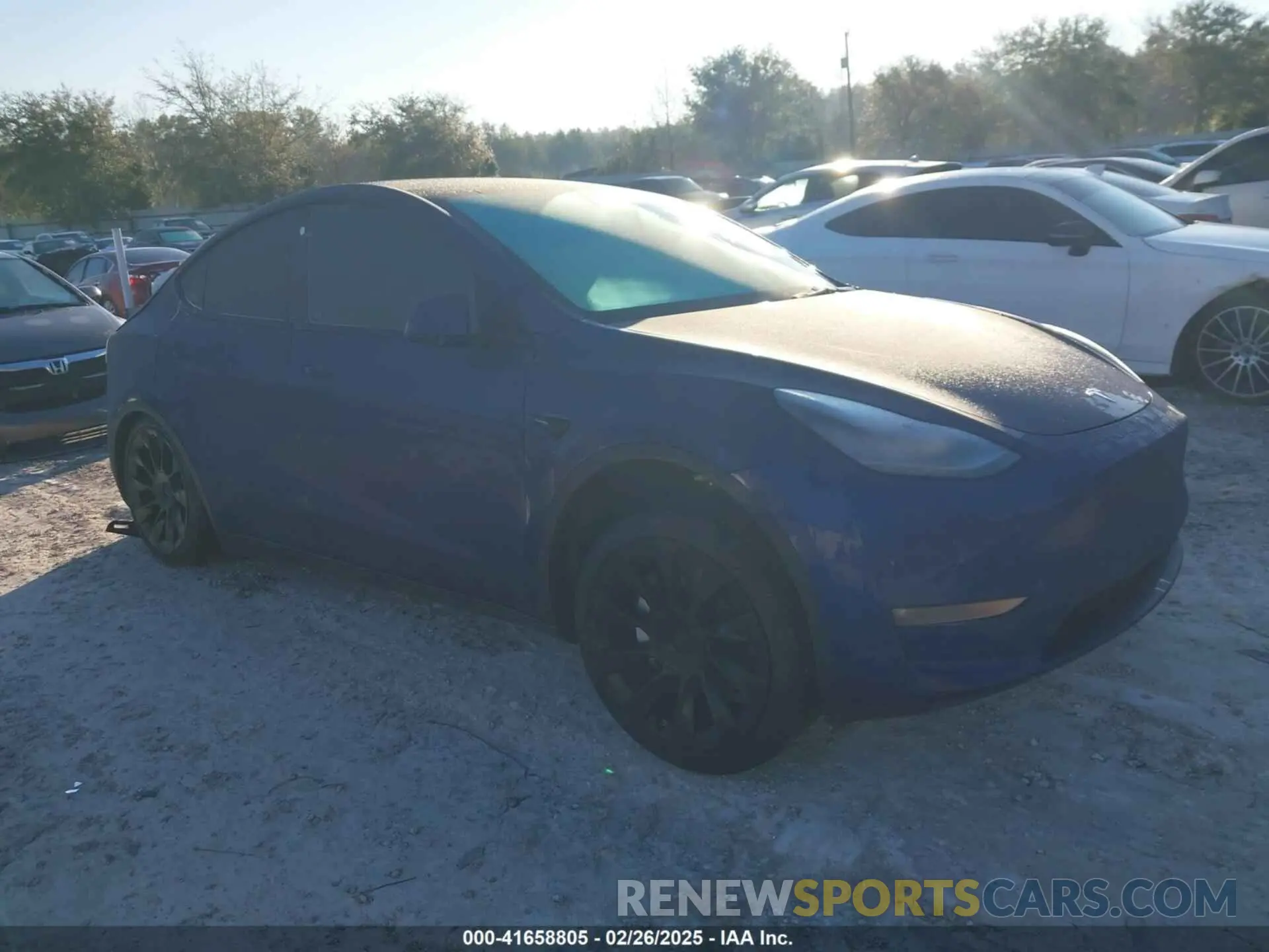 1 Фотография поврежденного автомобиля 5YJYGDEE8MF177252 TESLA MODEL Y 2021