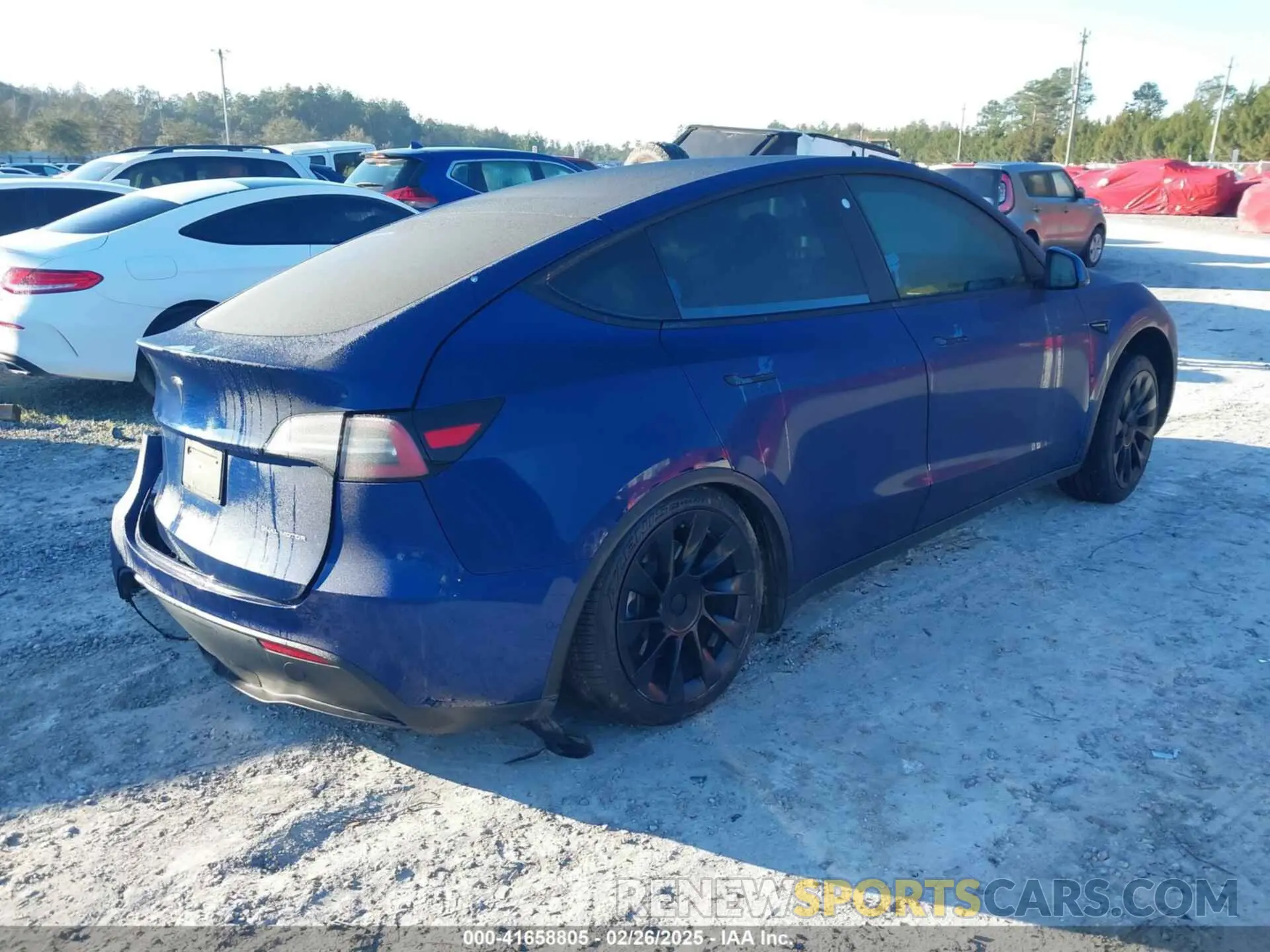 4 Фотография поврежденного автомобиля 5YJYGDEE8MF177252 TESLA MODEL Y 2021