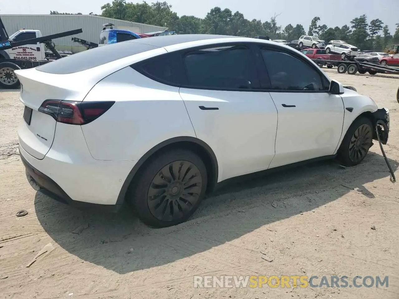 3 Фотография поврежденного автомобиля 5YJYGDEE8MF194486 TESLA MODEL Y 2021