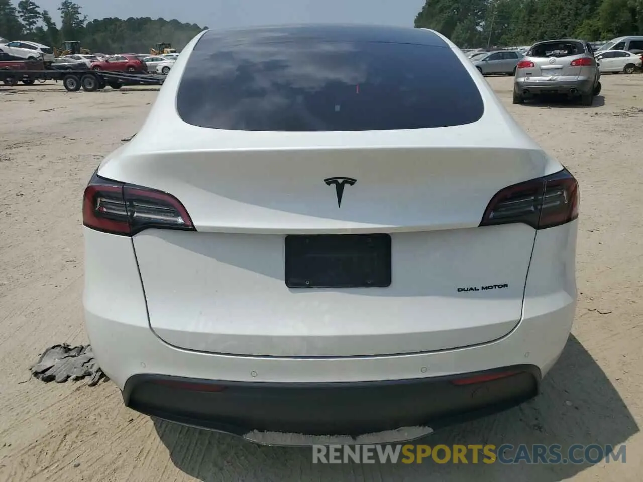 6 Фотография поврежденного автомобиля 5YJYGDEE8MF194486 TESLA MODEL Y 2021