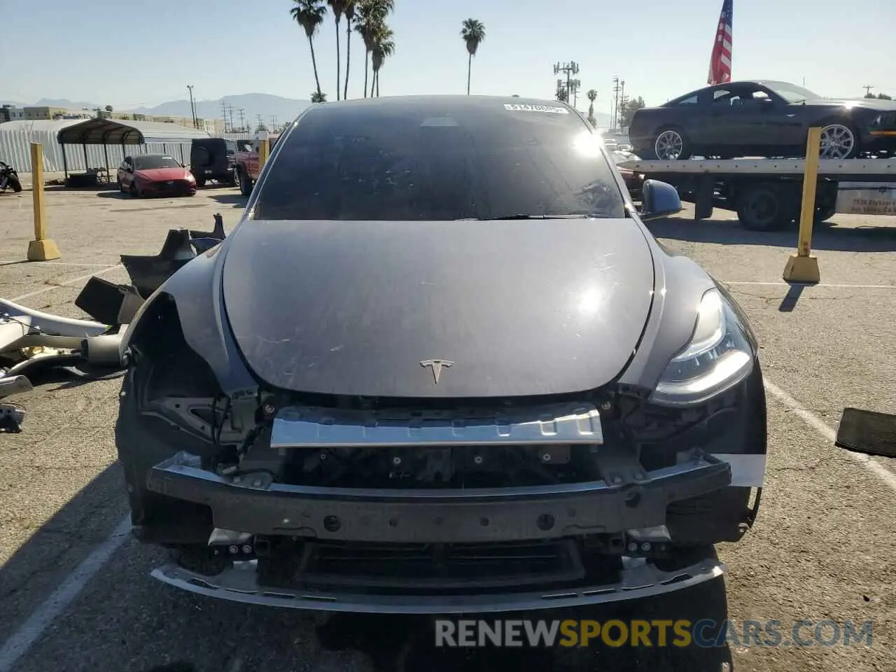 5 Photograph of a damaged car 5YJYGDEE8MF206555 TESLA MODEL Y 2021