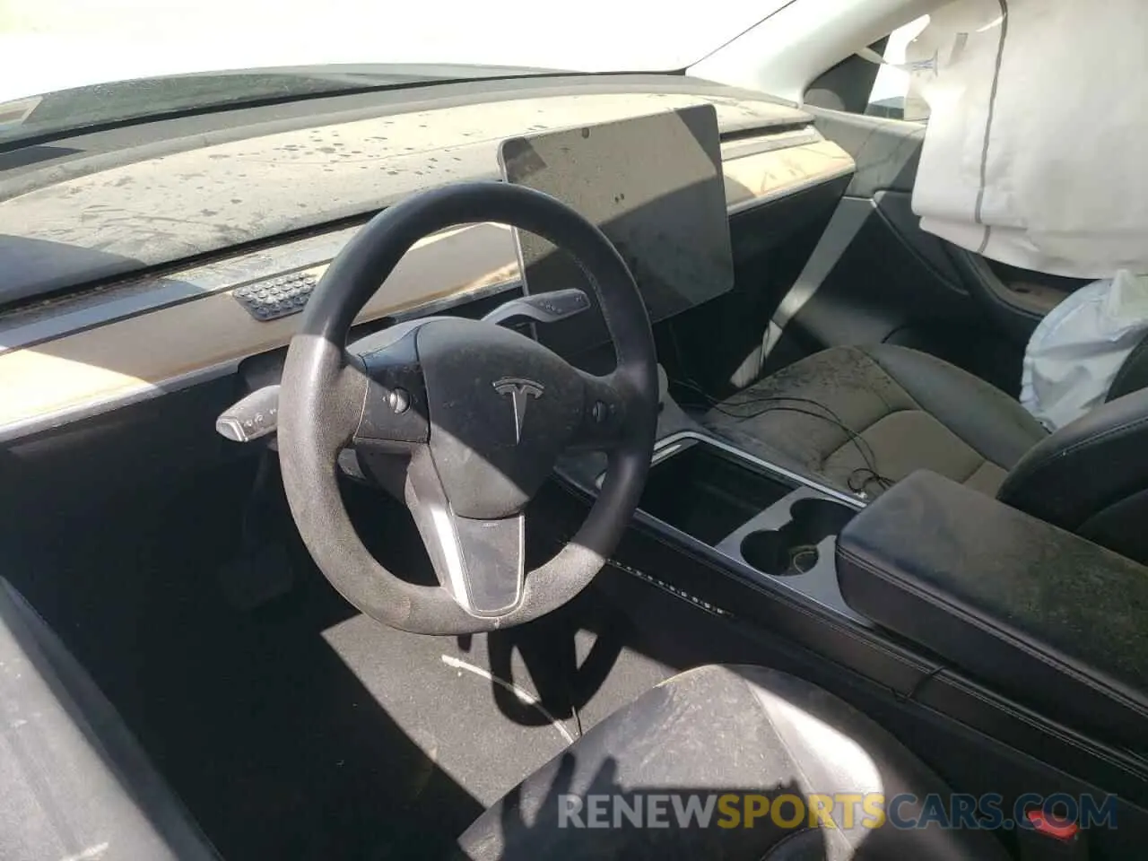 8 Фотография поврежденного автомобиля 5YJYGDEE8MF207009 TESLA MODEL Y 2021
