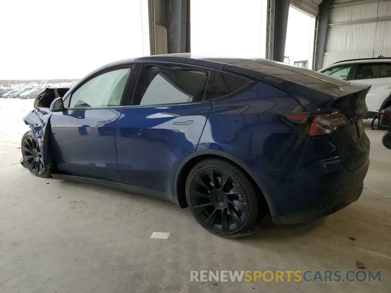 2 Photograph of a damaged car 5YJYGDEE8MF208063 TESLA MODEL Y 2021