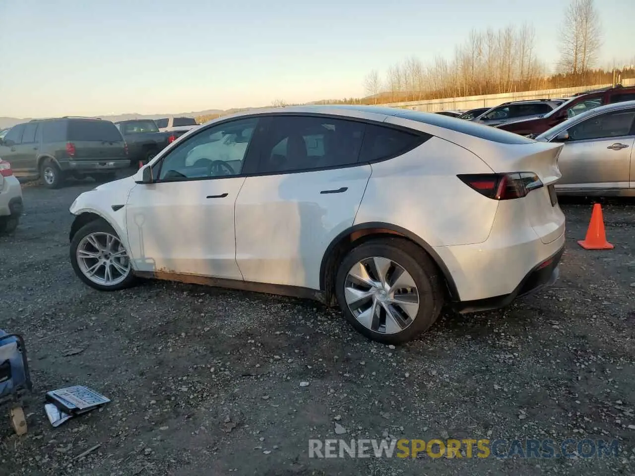 2 Фотография поврежденного автомобиля 5YJYGDEE8MF244125 TESLA MODEL Y 2021