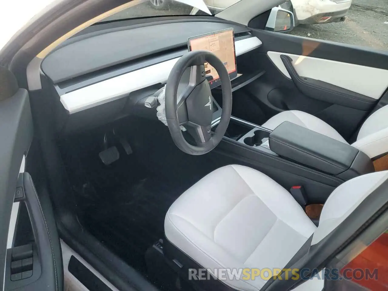 8 Фотография поврежденного автомобиля 5YJYGDEE8MF244125 TESLA MODEL Y 2021