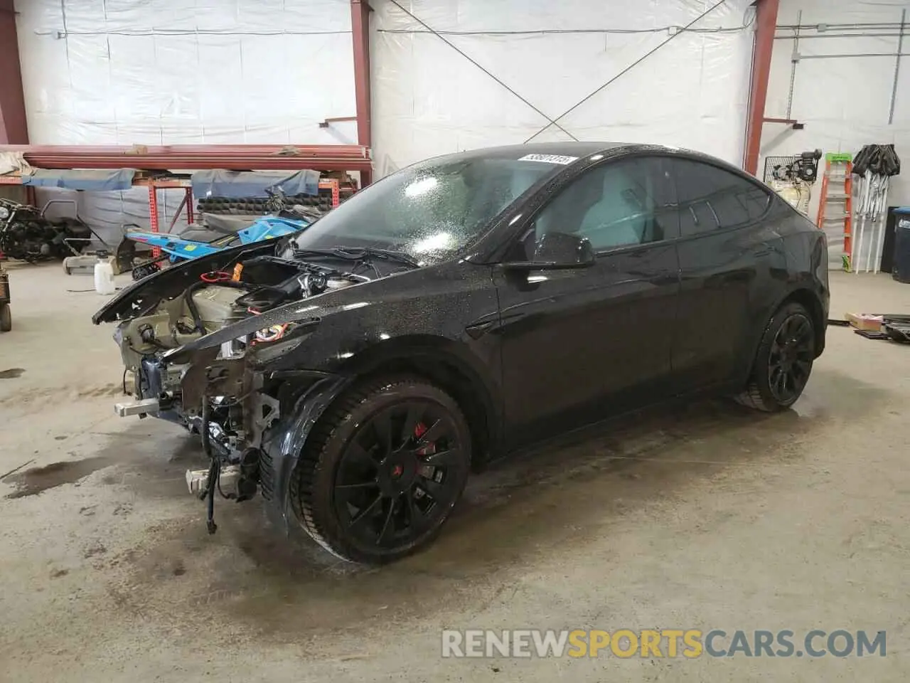 1 Фотография поврежденного автомобиля 5YJYGDEE8MF252824 TESLA MODEL Y 2021