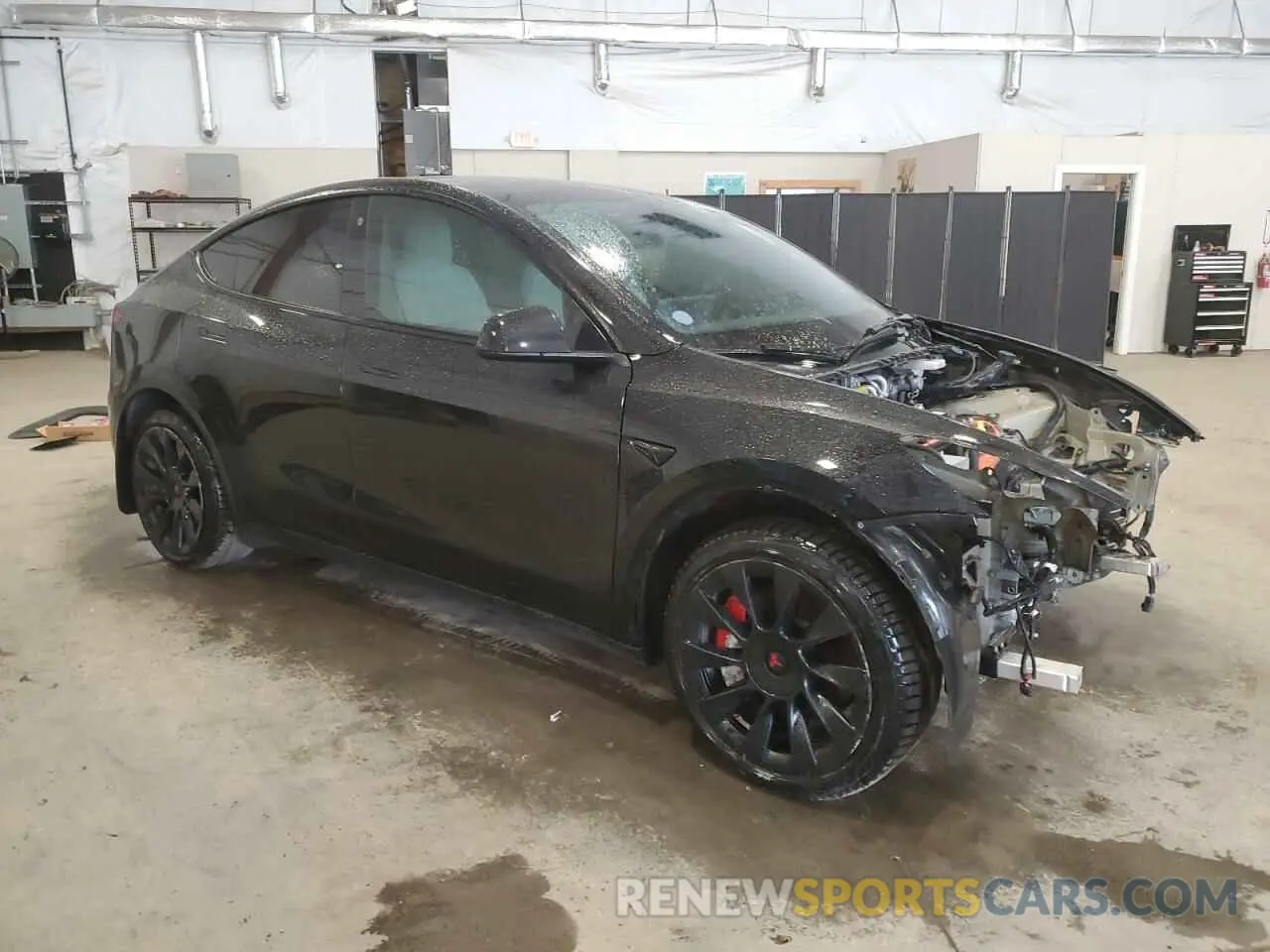 4 Фотография поврежденного автомобиля 5YJYGDEE8MF252824 TESLA MODEL Y 2021
