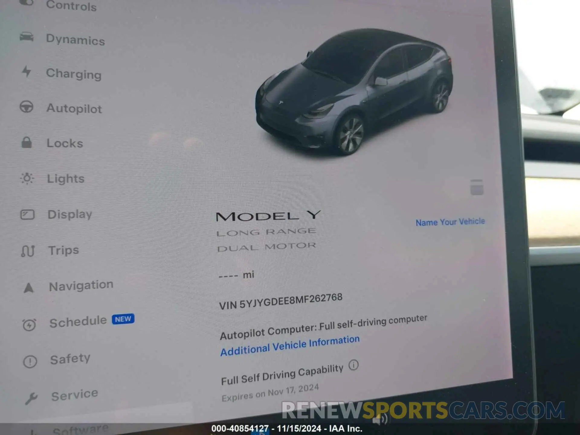 7 Фотография поврежденного автомобиля 5YJYGDEE8MF262768 TESLA MODEL Y 2021