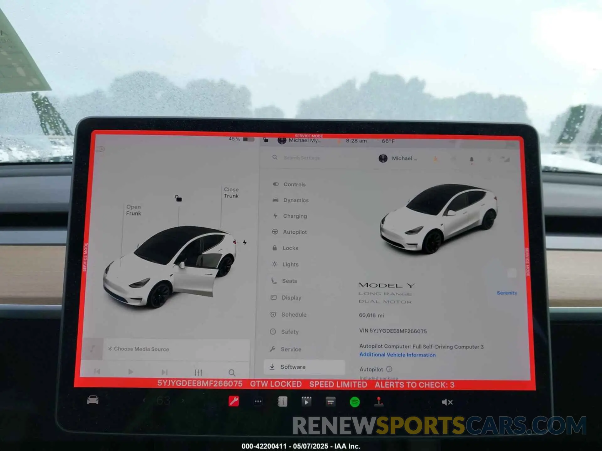 18 Фотография поврежденного автомобиля 5YJYGDEE8MF266075 TESLA MODEL Y 2021