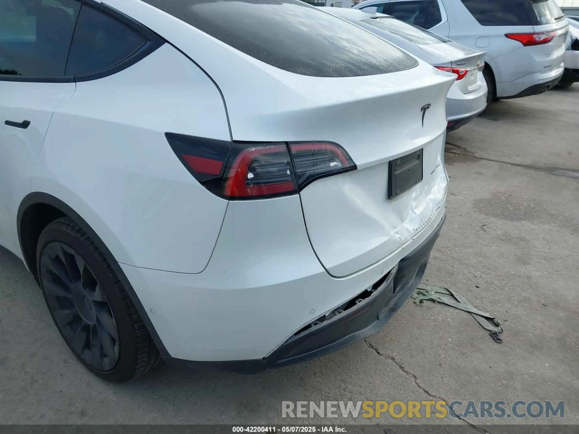 21 Фотография поврежденного автомобиля 5YJYGDEE8MF266075 TESLA MODEL Y 2021
