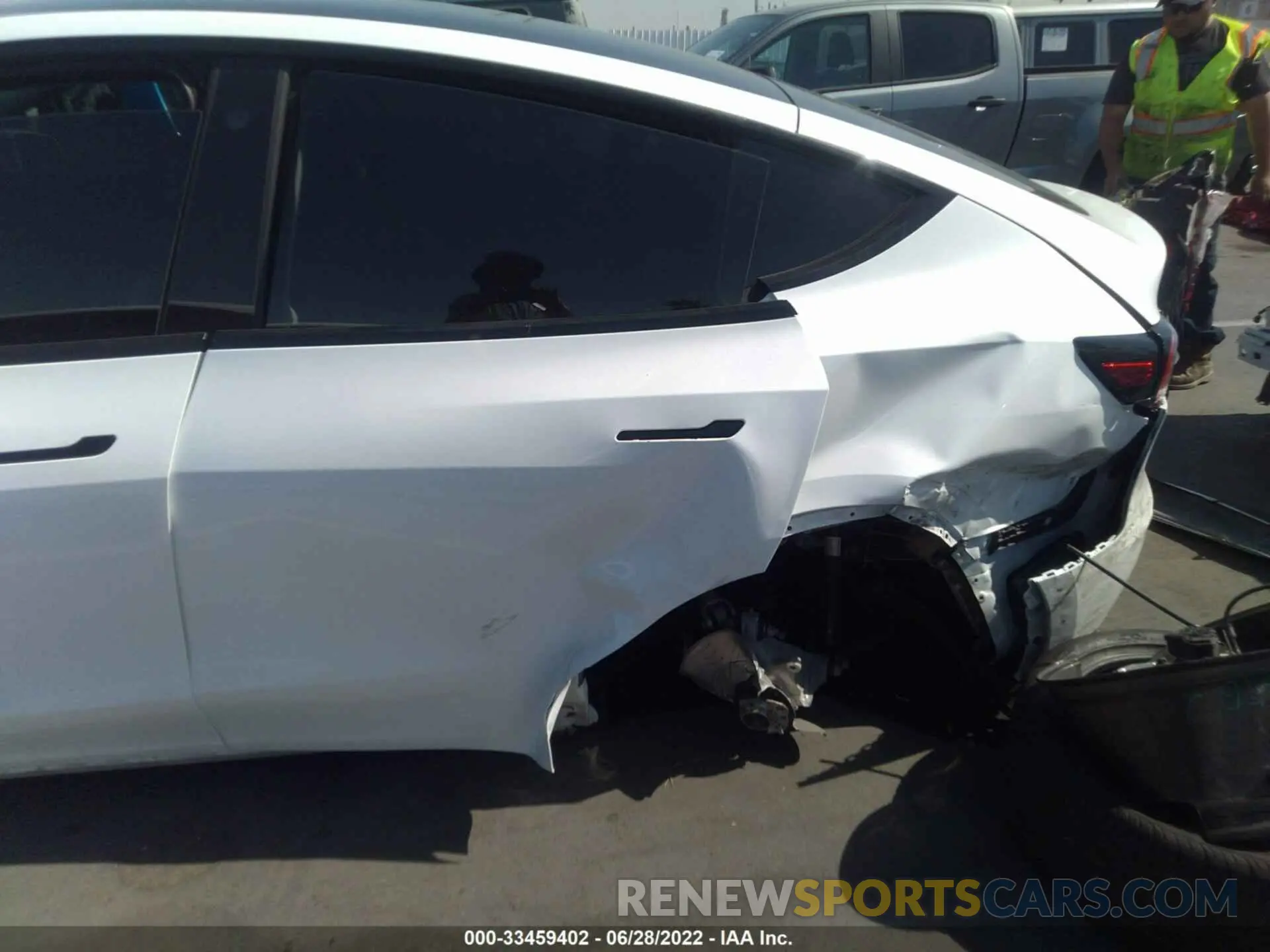 6 Фотография поврежденного автомобиля 5YJYGDEE8MF272104 TESLA MODEL Y 2021