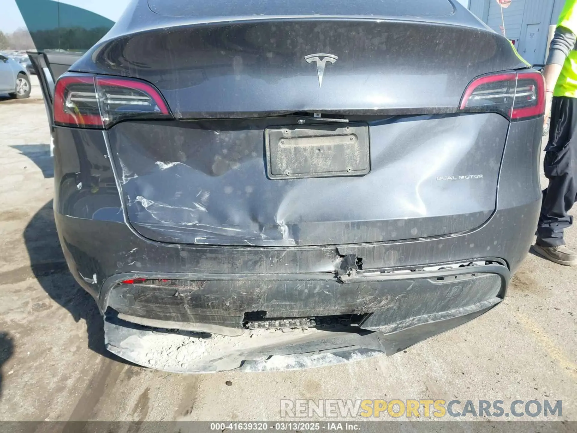 6 Фотография поврежденного автомобиля 5YJYGDEE8MF278212 TESLA MODEL Y 2021