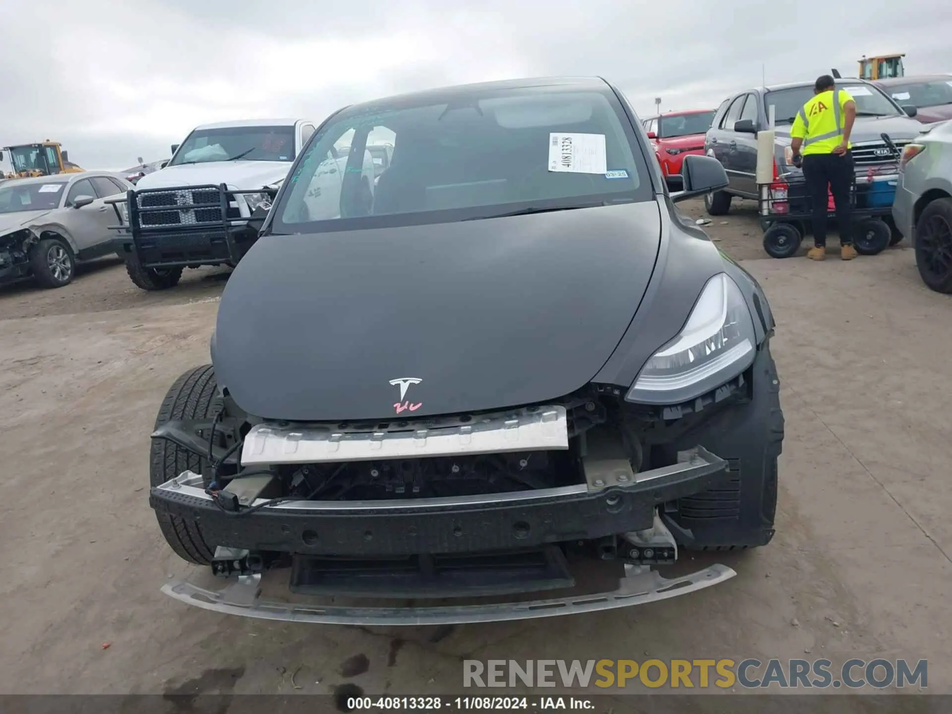 12 Photograph of a damaged car 5YJYGDEE8MF281224 TESLA MODEL Y 2021