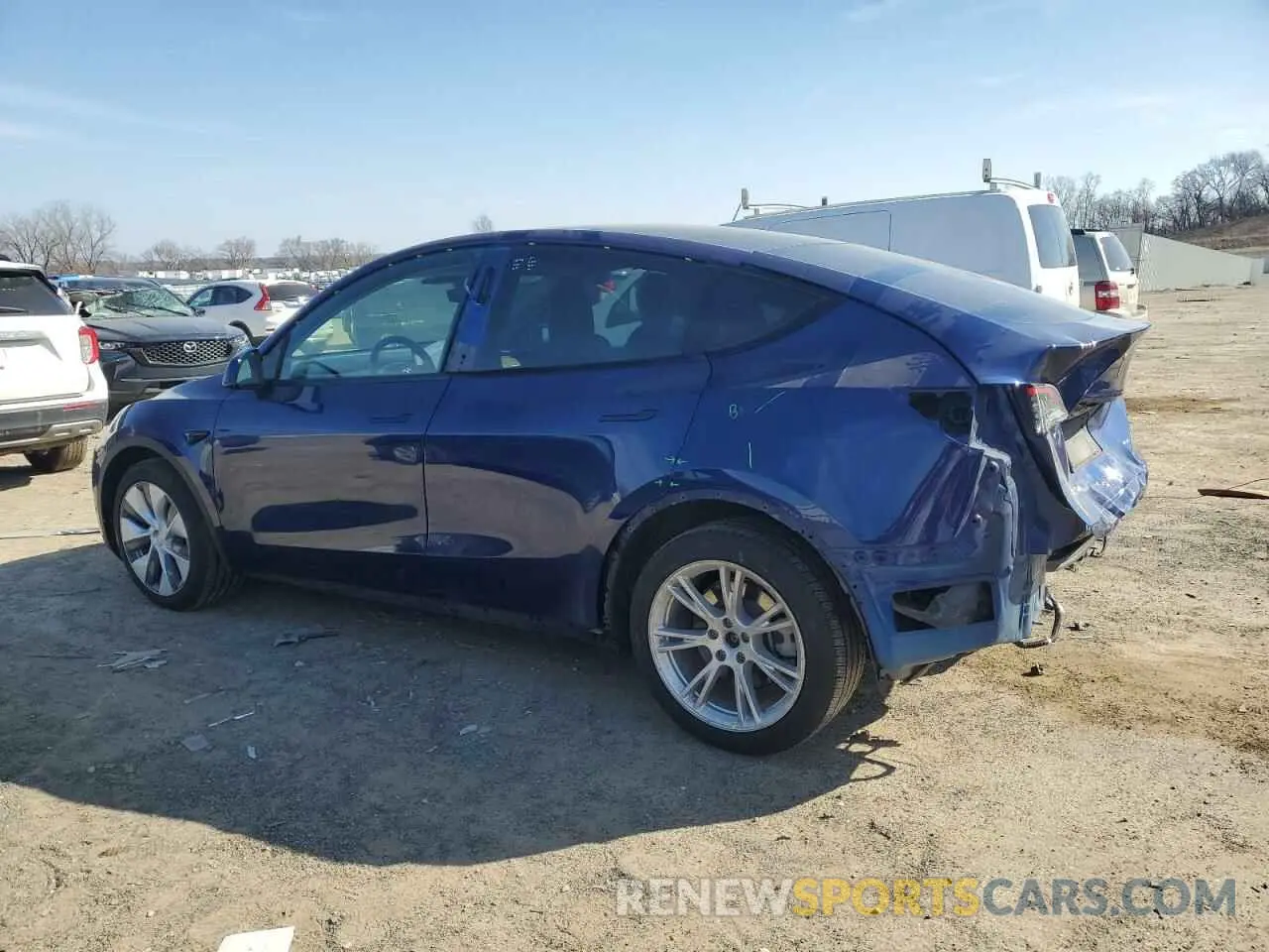2 Фотография поврежденного автомобиля 5YJYGDEE9MF066774 TESLA MODEL Y 2021