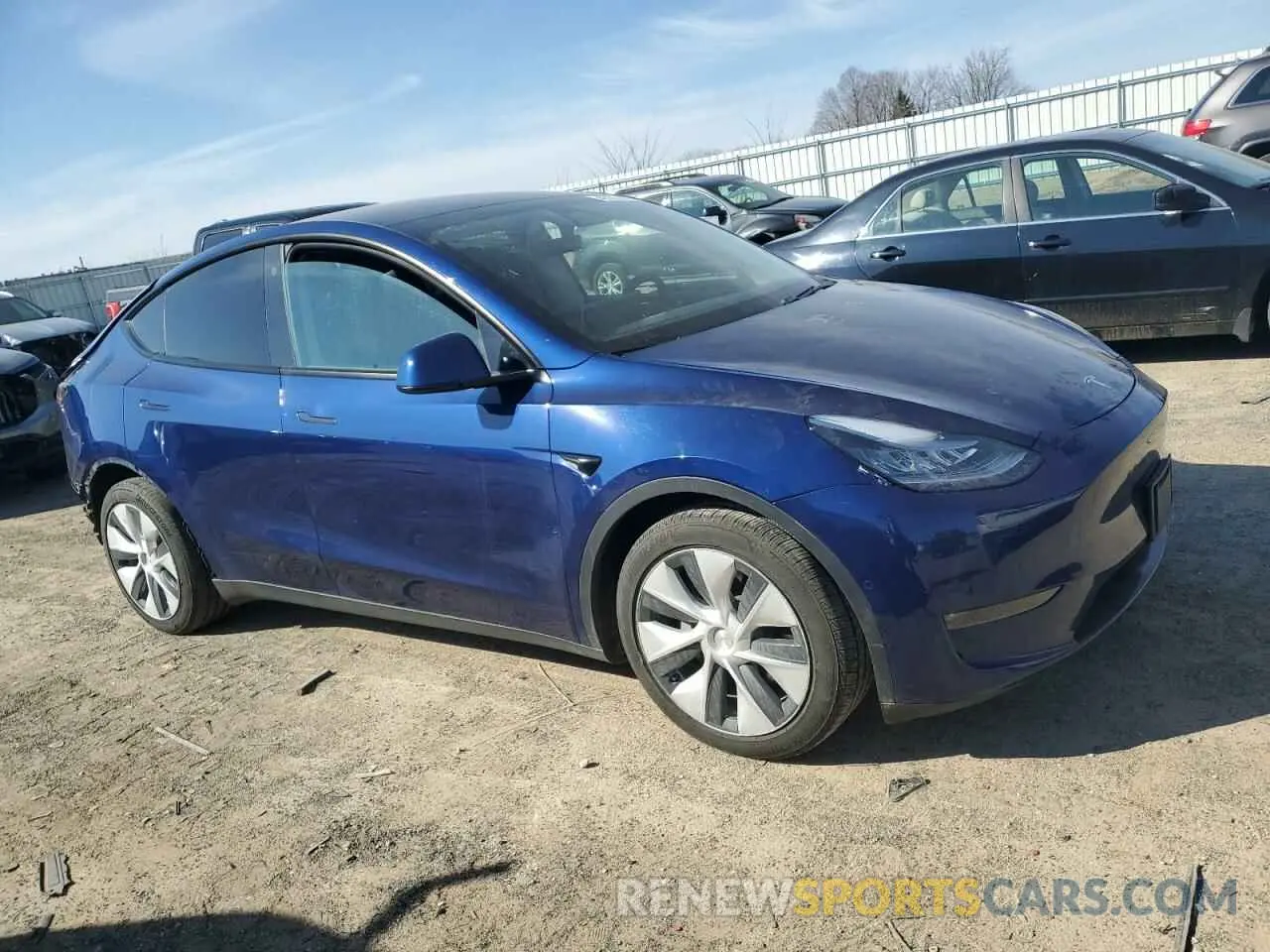 4 Фотография поврежденного автомобиля 5YJYGDEE9MF066774 TESLA MODEL Y 2021