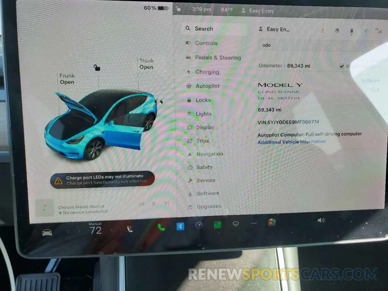 9 Фотография поврежденного автомобиля 5YJYGDEE9MF066774 TESLA MODEL Y 2021