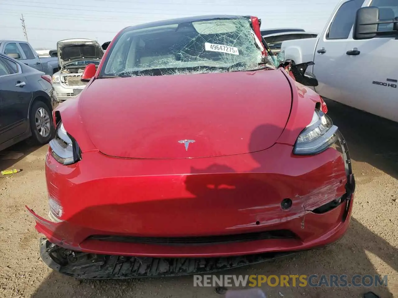 5 Фотография поврежденного автомобиля 5YJYGDEE9MF075698 TESLA MODEL Y 2021