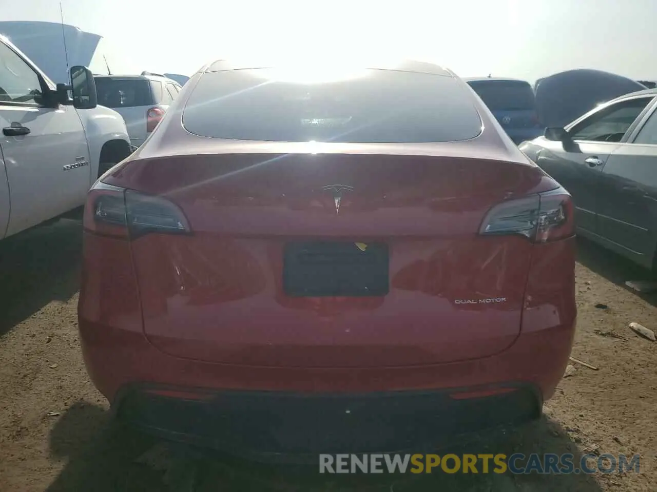 6 Фотография поврежденного автомобиля 5YJYGDEE9MF075698 TESLA MODEL Y 2021