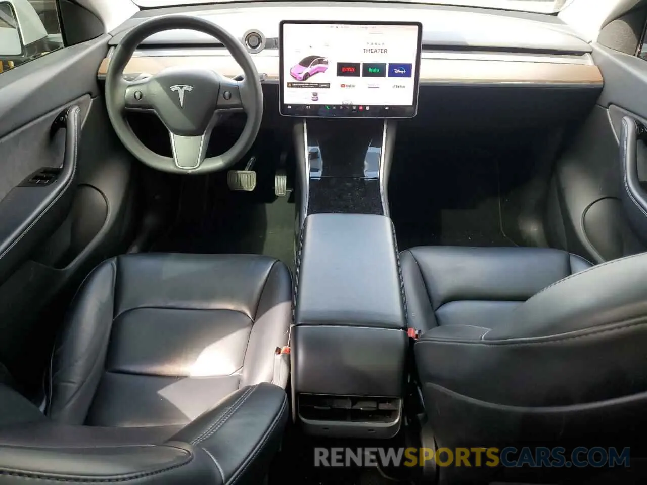 8 Photograph of a damaged car 5YJYGDEE9MF080349 TESLA MODEL Y 2021