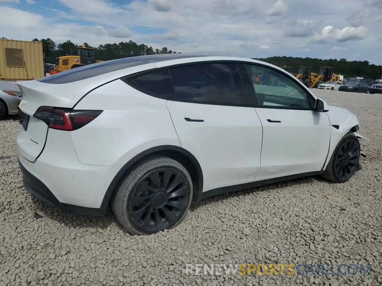 3 Фотография поврежденного автомобиля 5YJYGDEE9MF085549 TESLA MODEL Y 2021