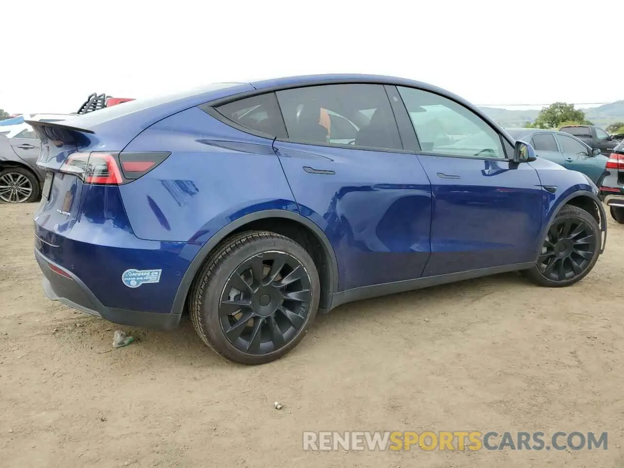 3 Фотография поврежденного автомобиля 5YJYGDEE9MF095417 TESLA MODEL Y 2021