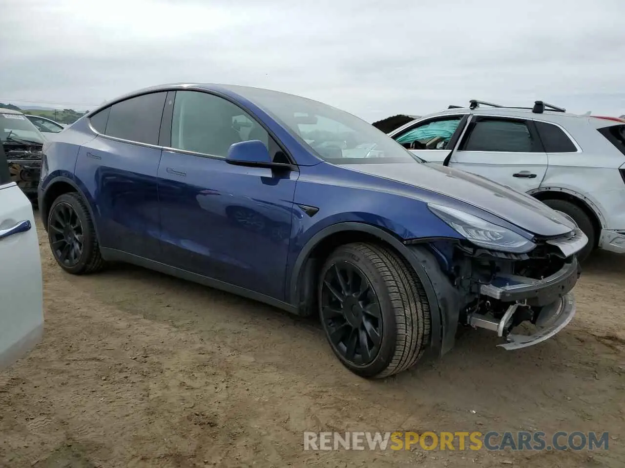 4 Фотография поврежденного автомобиля 5YJYGDEE9MF095417 TESLA MODEL Y 2021
