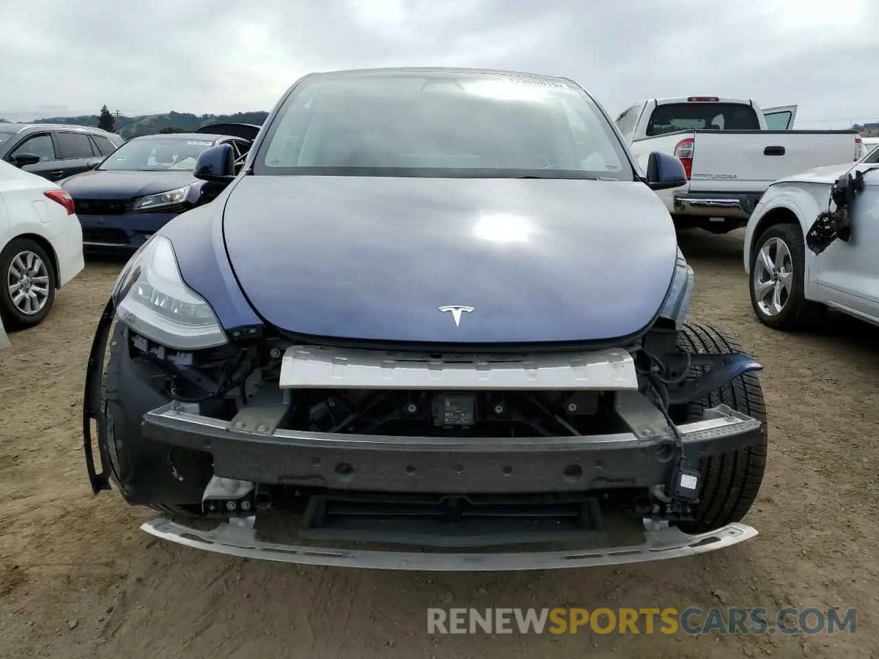 5 Фотография поврежденного автомобиля 5YJYGDEE9MF095417 TESLA MODEL Y 2021