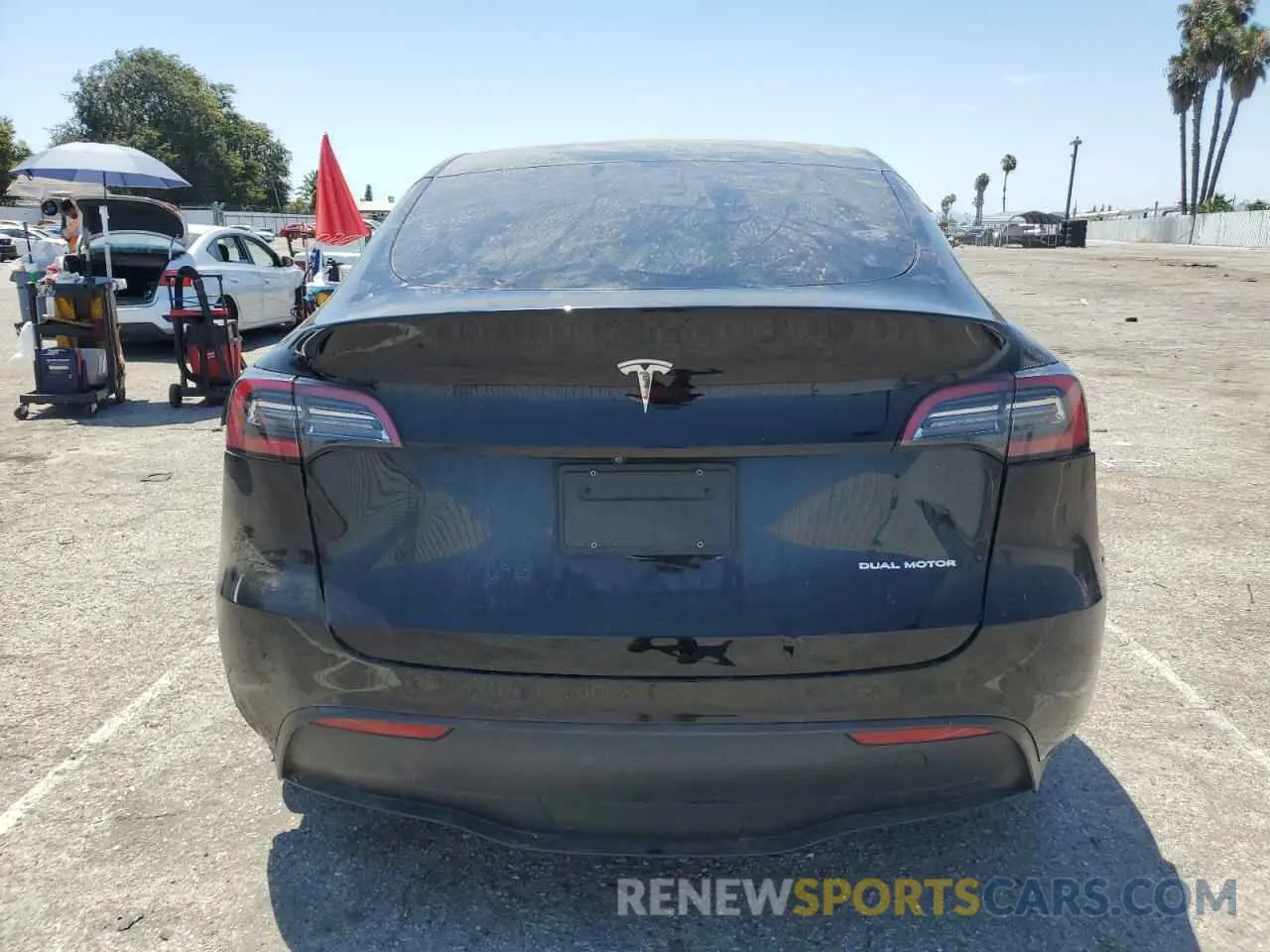 6 Фотография поврежденного автомобиля 5YJYGDEE9MF148472 TESLA MODEL Y 2021