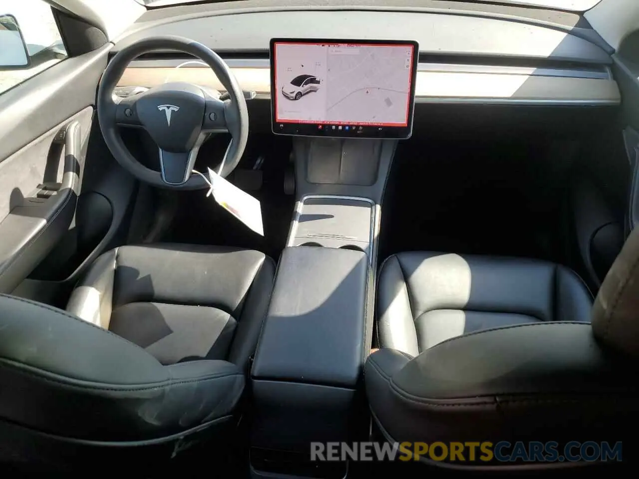 8 Photograph of a damaged car 5YJYGDEE9MF153493 TESLA MODEL Y 2021