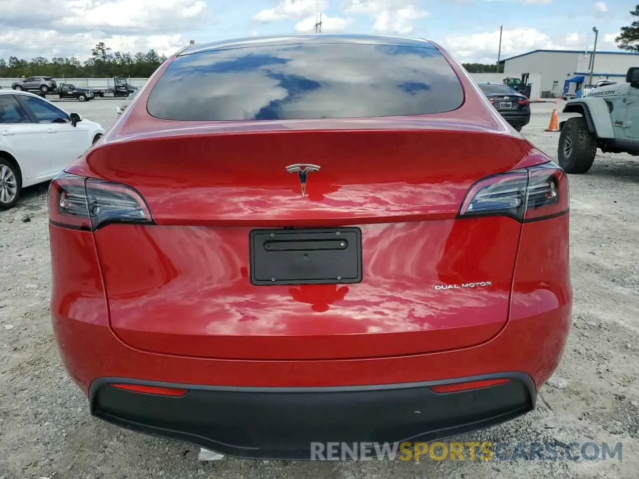 6 Фотография поврежденного автомобиля 5YJYGDEE9MF182492 TESLA MODEL Y 2021