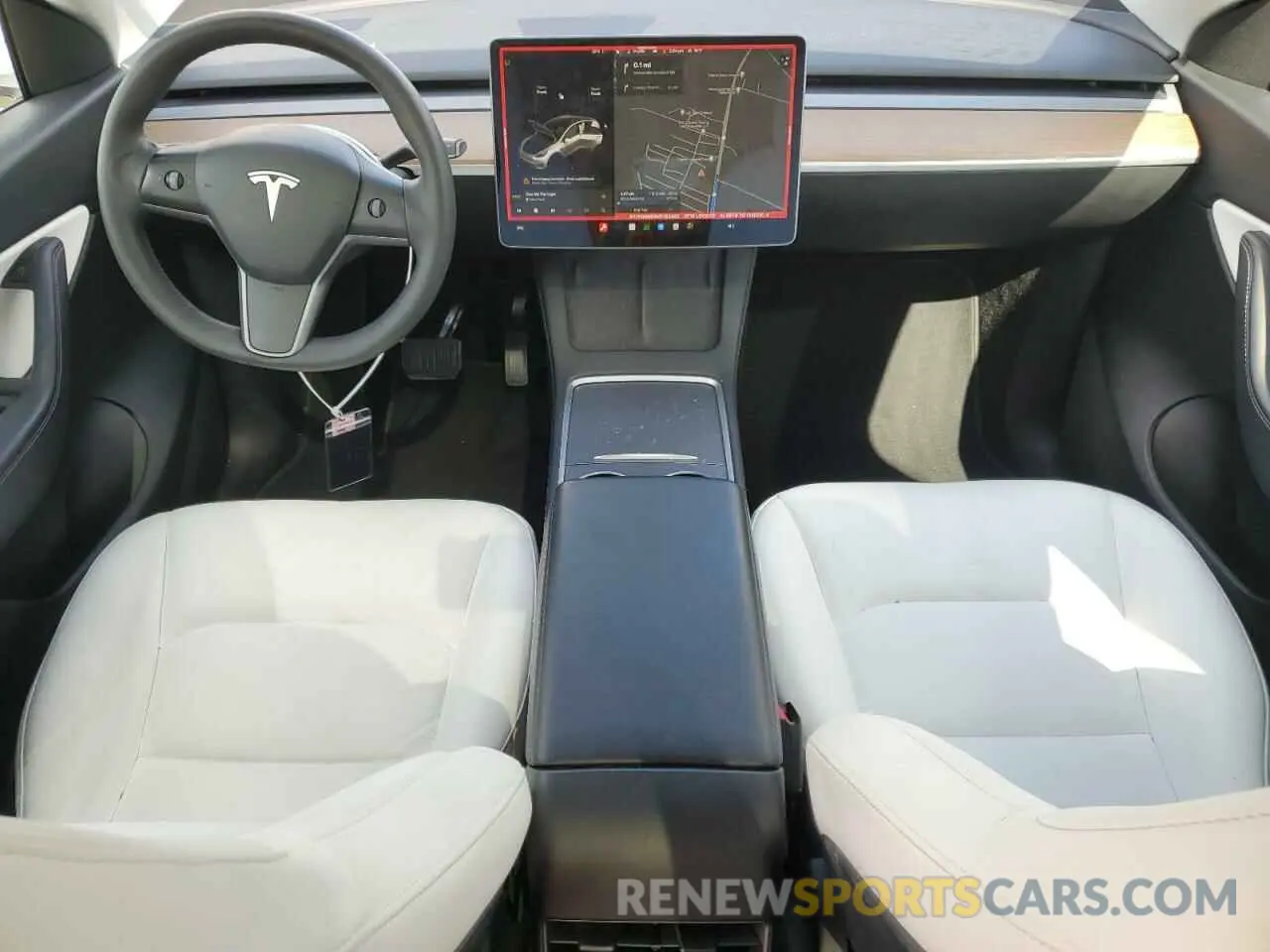 8 Фотография поврежденного автомобиля 5YJYGDEE9MF182492 TESLA MODEL Y 2021