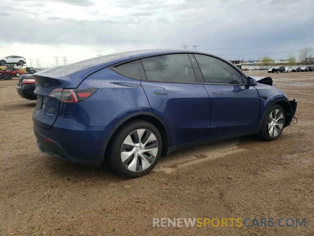 3 Фотография поврежденного автомобиля 5YJYGDEE9MF209013 TESLA MODEL Y 2021