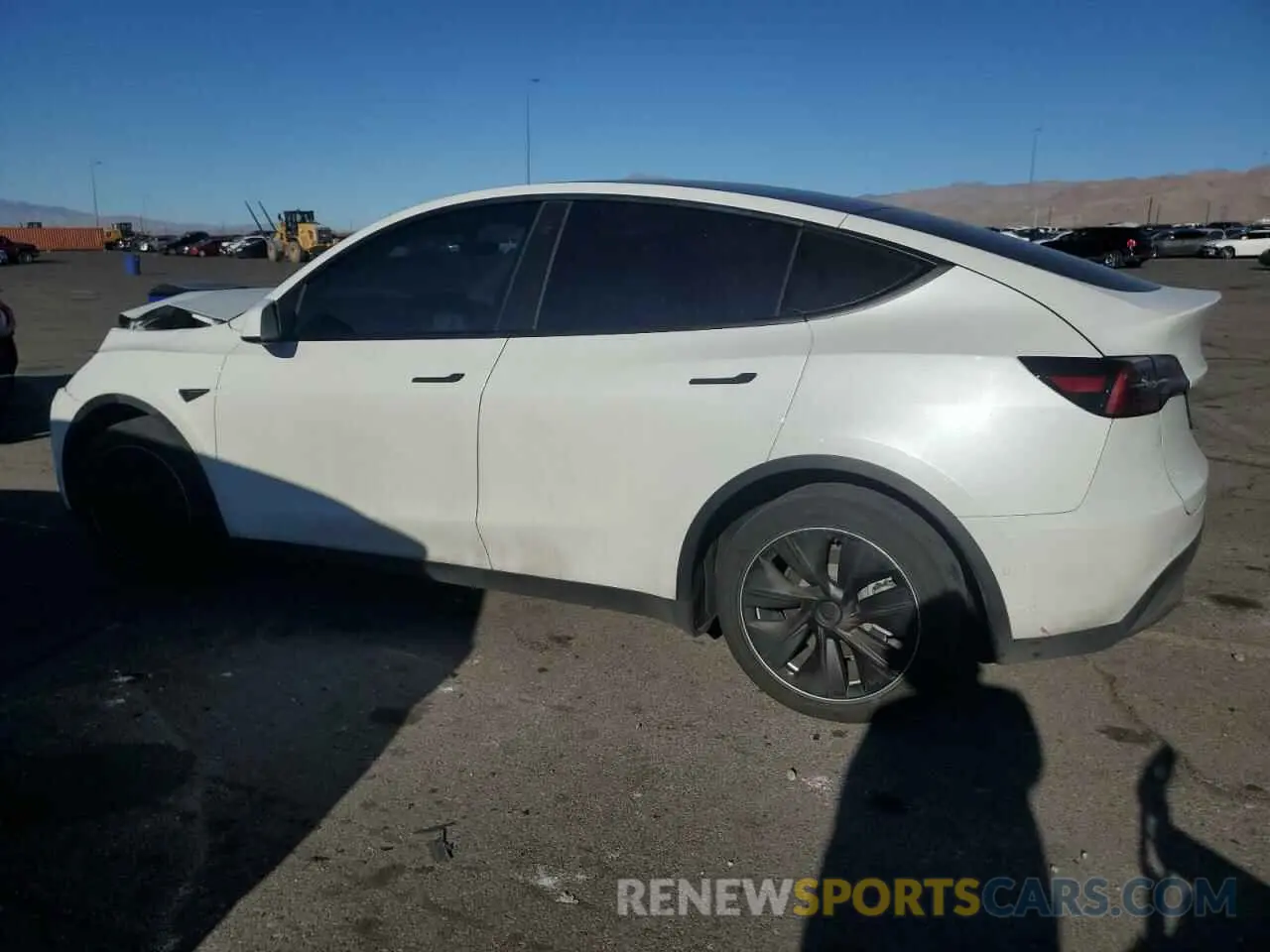 2 Photograph of a damaged car 5YJYGDEE9MF214406 TESLA MODEL Y 2021