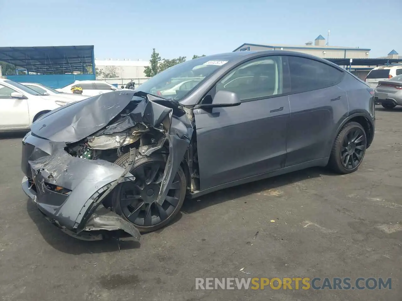 1 Фотография поврежденного автомобиля 5YJYGDEE9MF243226 TESLA MODEL Y 2021