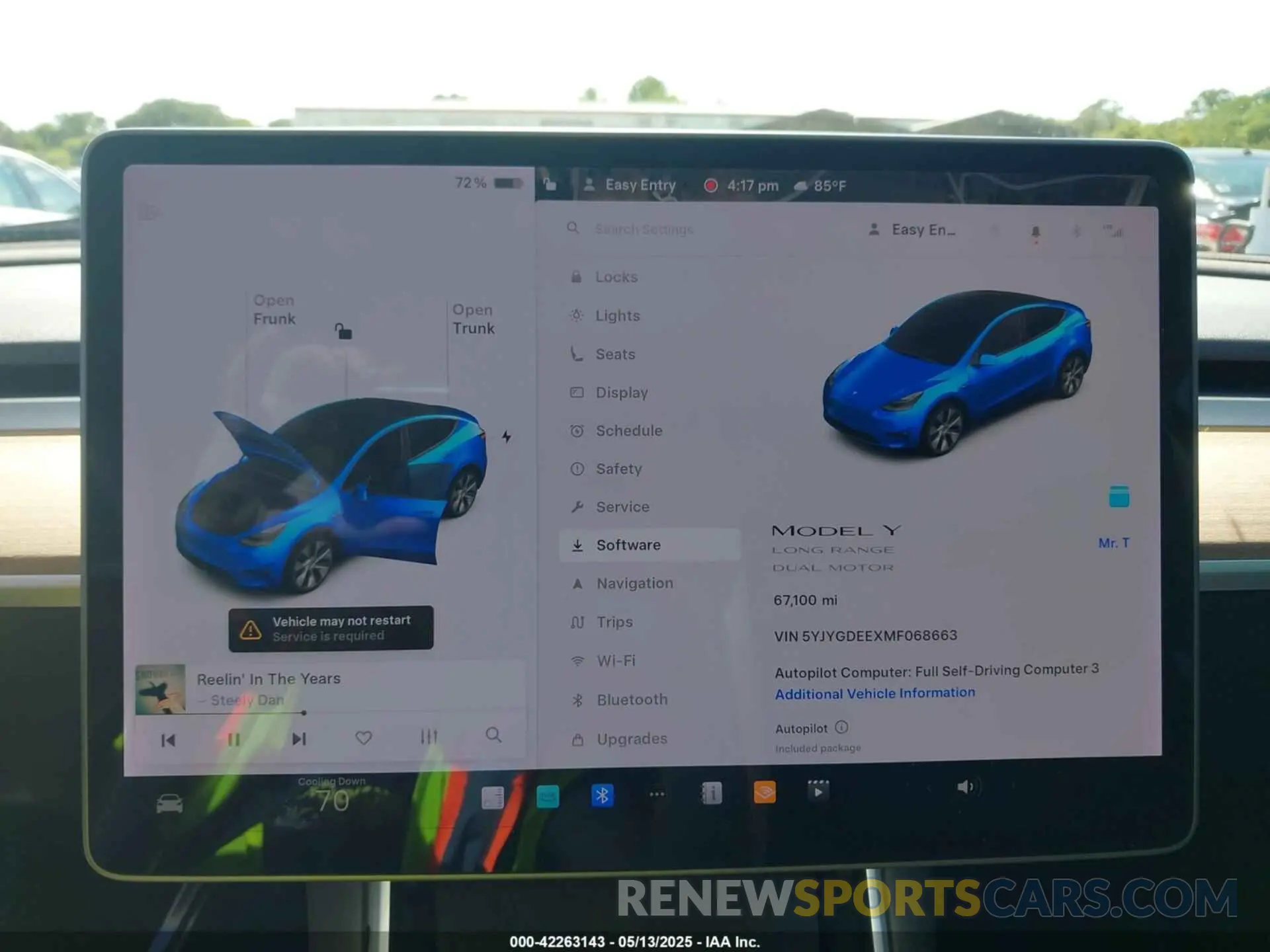 7 Photograph of a damaged car 5YJYGDEEXMF068663 TESLA MODEL Y 2021