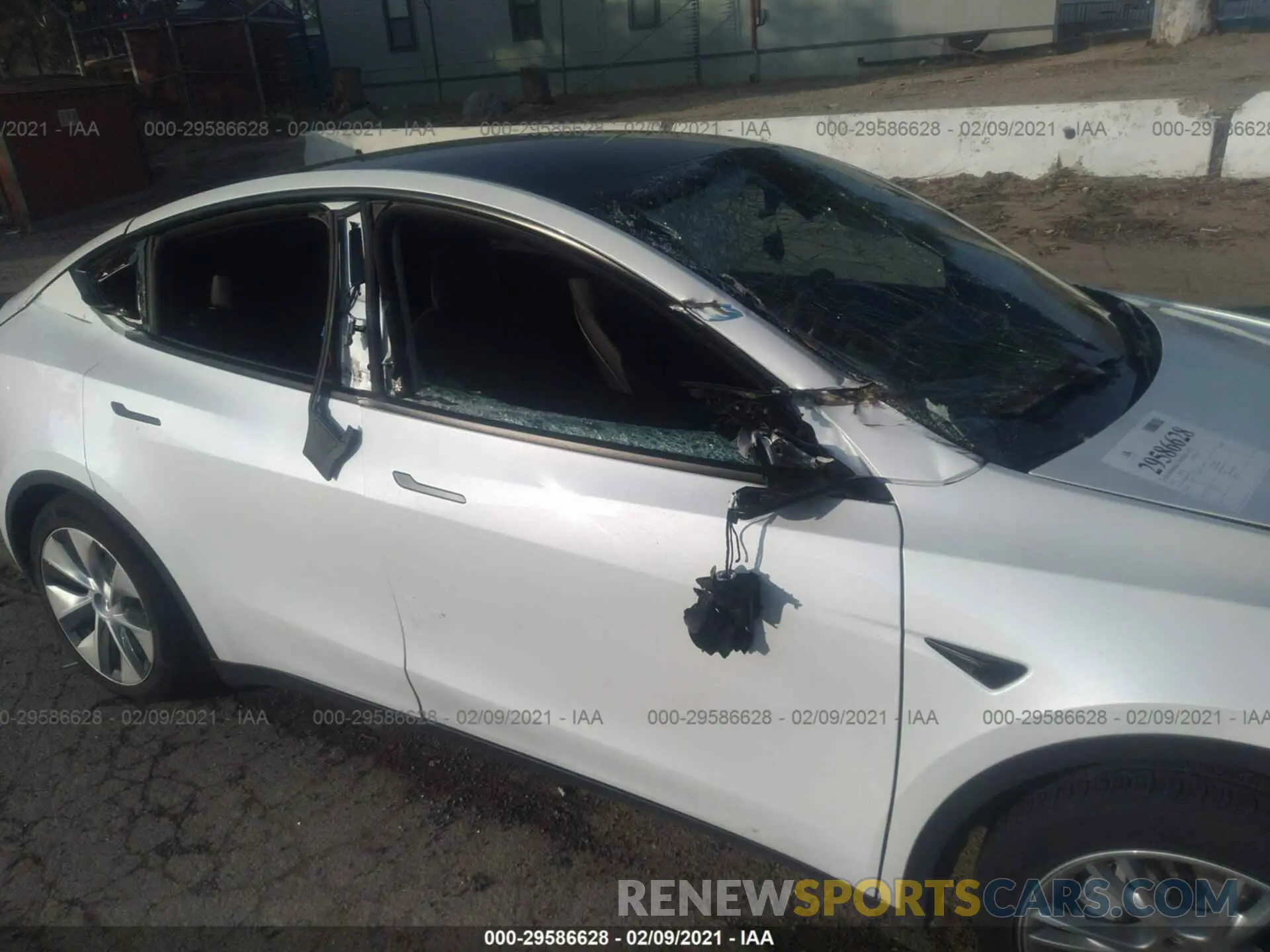 6 Photograph of a damaged car 5YJYGDEEXMF071515 TESLA MODEL Y 2021