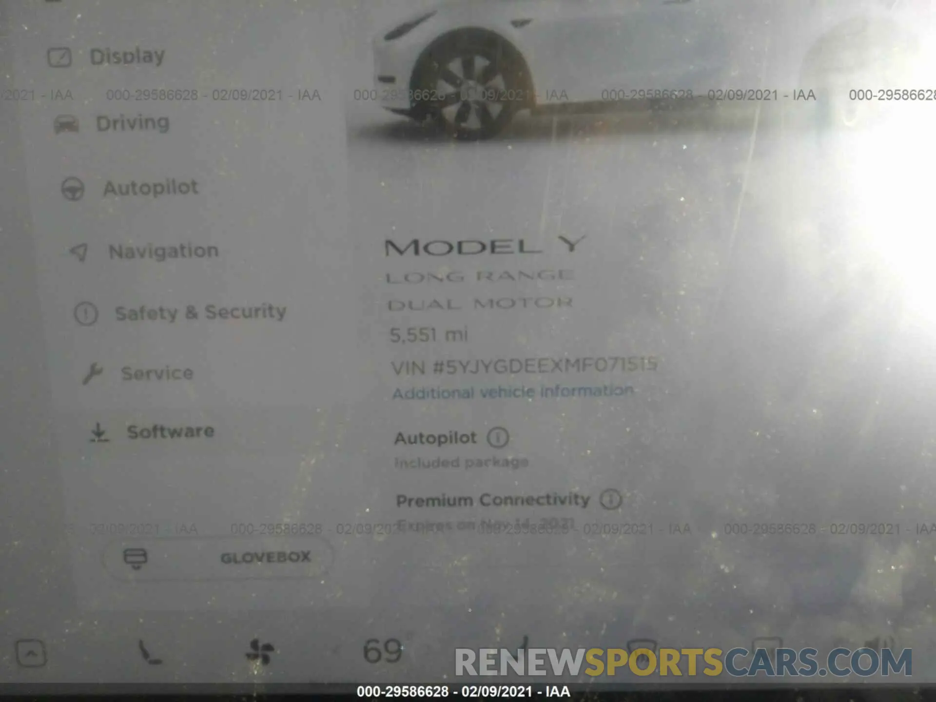 7 Photograph of a damaged car 5YJYGDEEXMF071515 TESLA MODEL Y 2021
