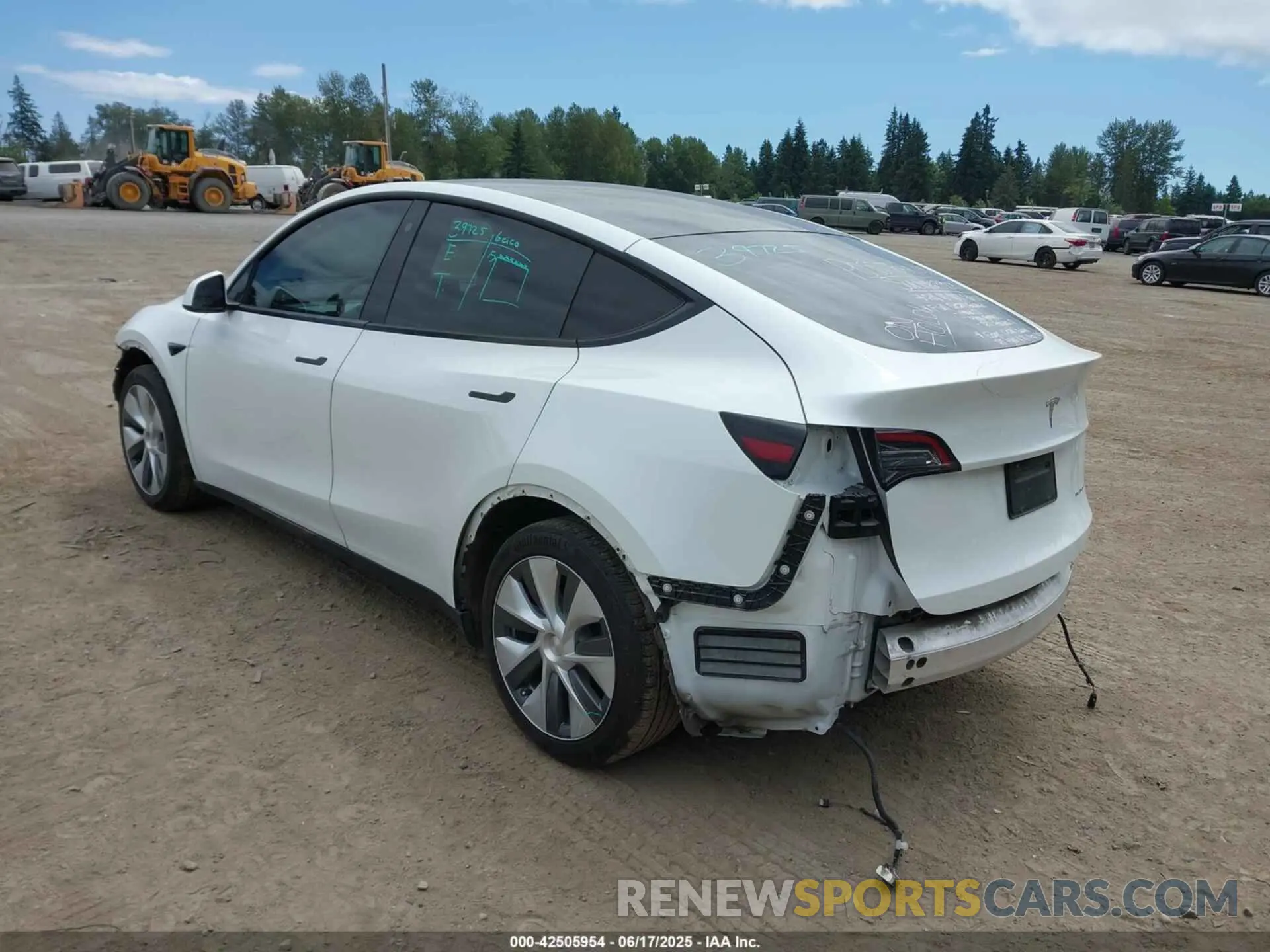 3 Фотография поврежденного автомобиля 5YJYGDEEXMF071692 TESLA MODEL Y 2021