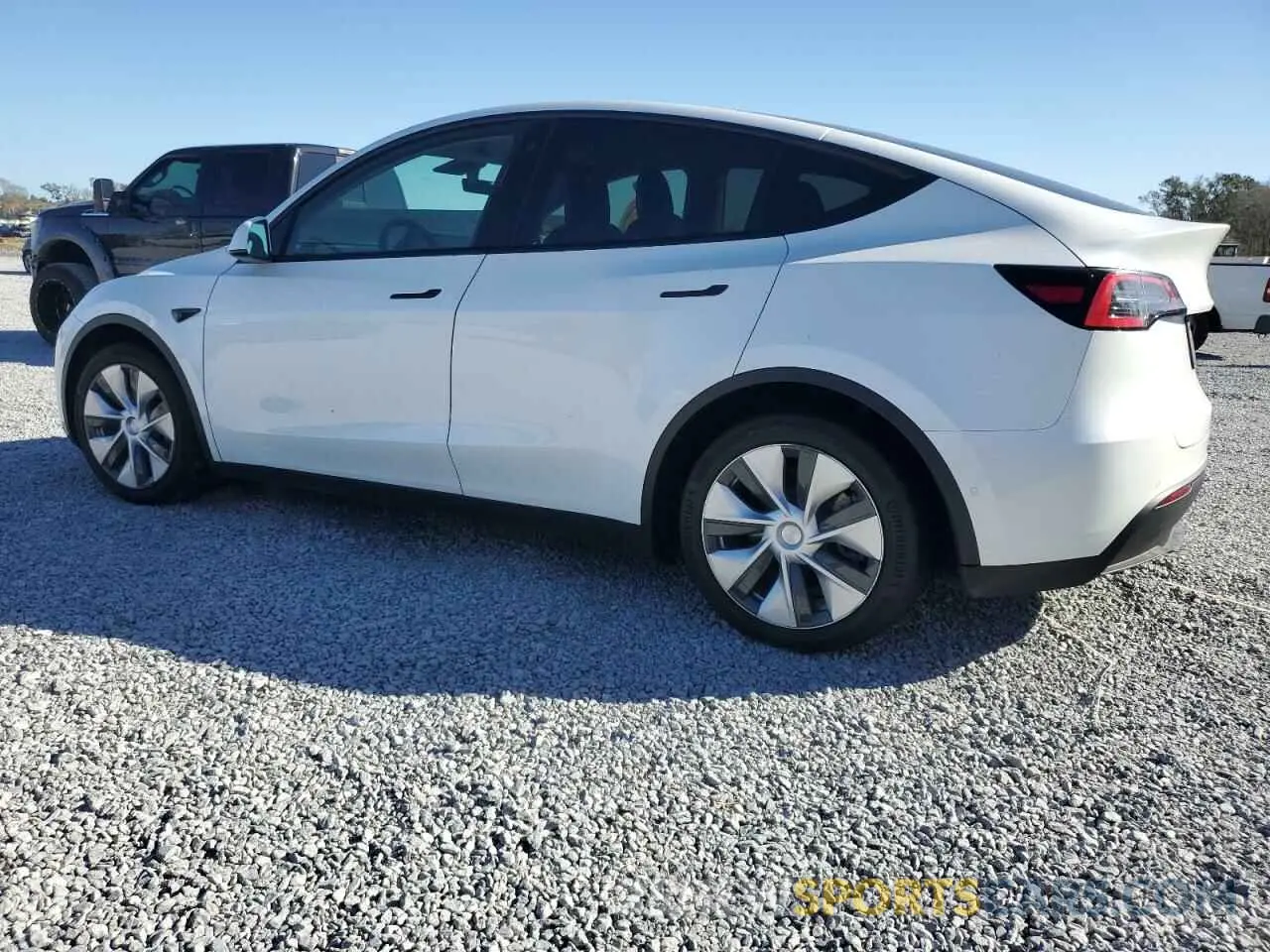 2 Фотография поврежденного автомобиля 5YJYGDEEXMF077587 TESLA MODEL Y 2021