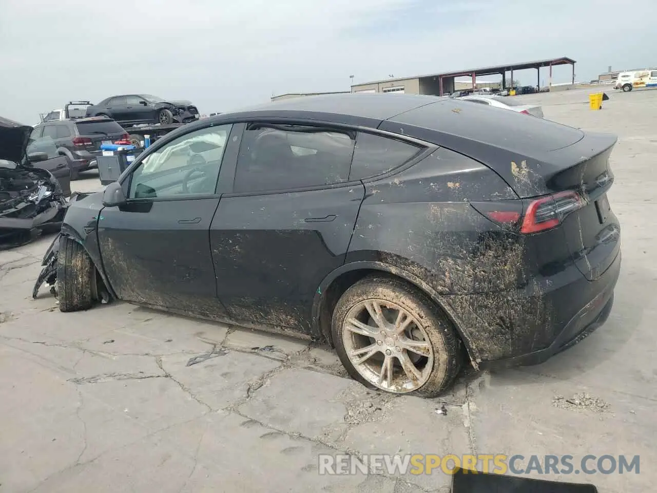 2 Фотография поврежденного автомобиля 5YJYGDEEXMF079324 TESLA MODEL Y 2021