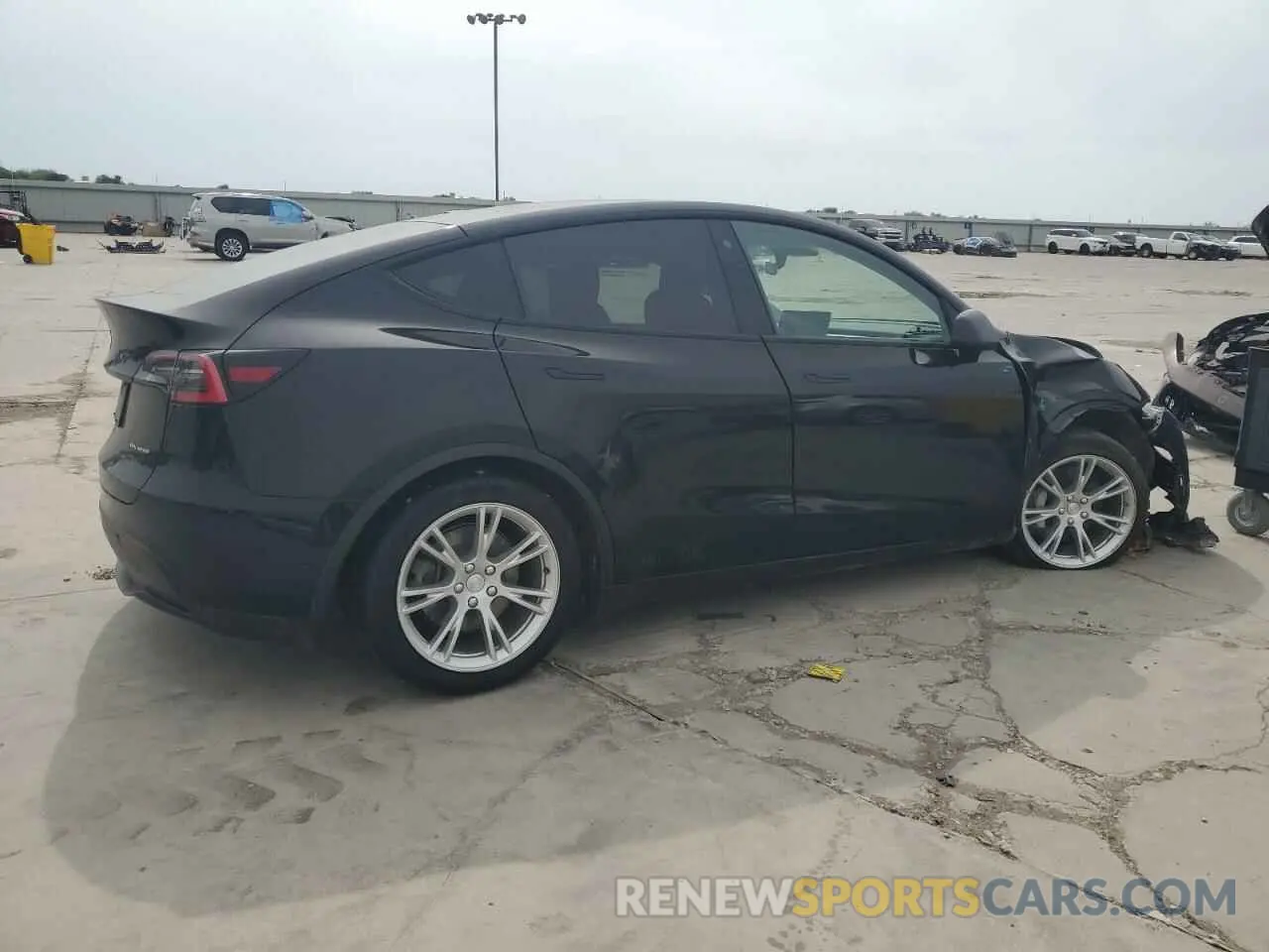 3 Фотография поврежденного автомобиля 5YJYGDEEXMF079324 TESLA MODEL Y 2021
