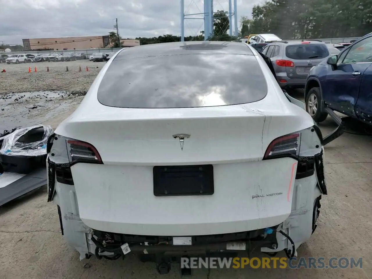 6 Фотография поврежденного автомобиля 5YJYGDEEXMF088542 TESLA MODEL Y 2021