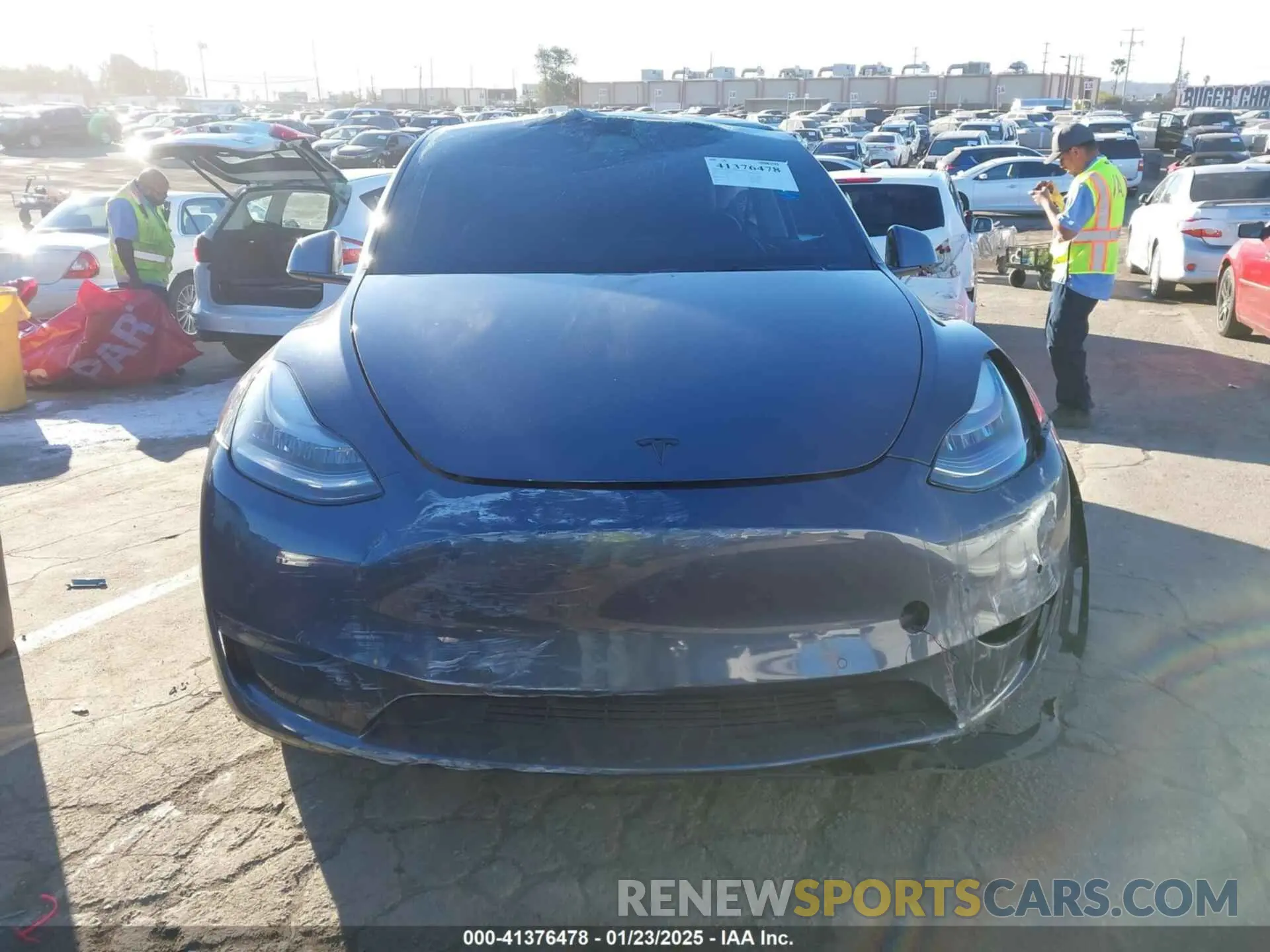 11 Фотография поврежденного автомобиля 5YJYGDEEXMF095345 TESLA MODEL Y 2021