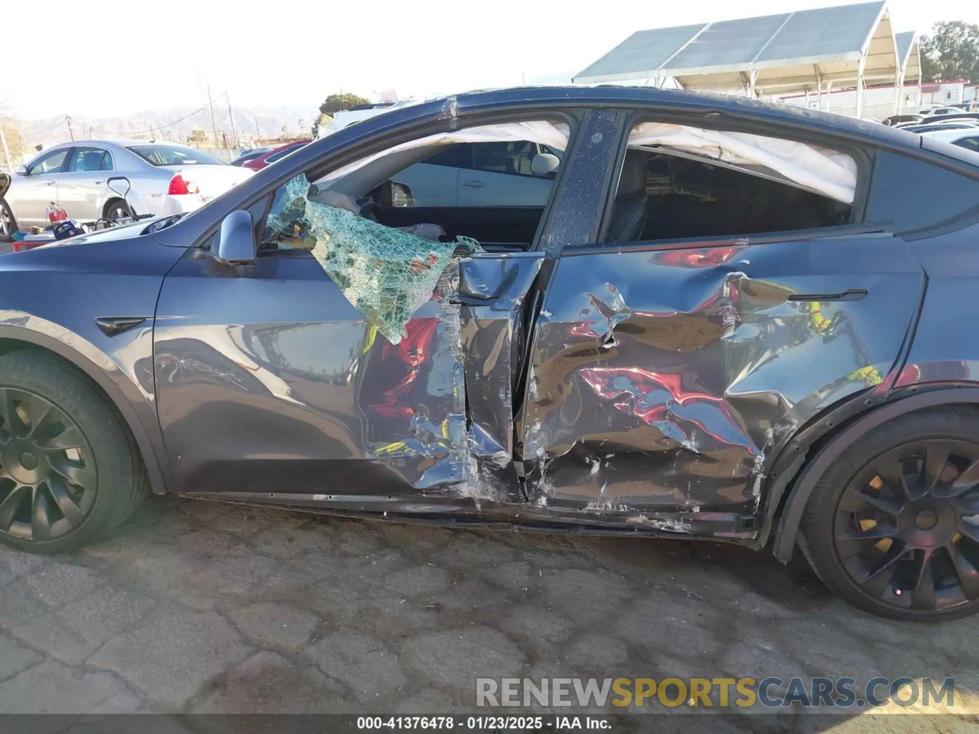 13 Фотография поврежденного автомобиля 5YJYGDEEXMF095345 TESLA MODEL Y 2021
