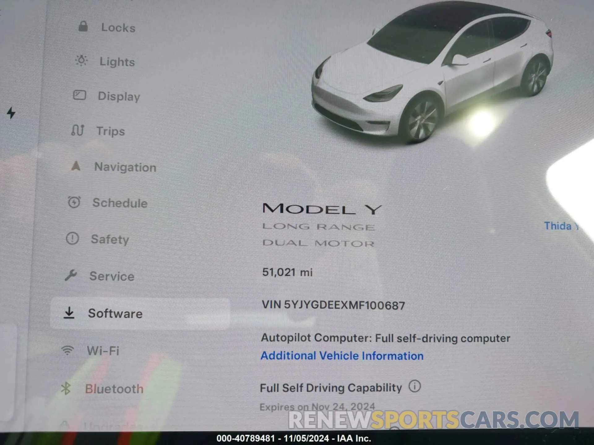 7 Photograph of a damaged car 5YJYGDEEXMF100687 TESLA MODEL Y 2021